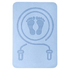 HOME GYM CLUB 居家健身 跳繩墊 20mm 短款, 藍色, FA024