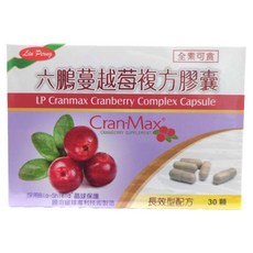 六鵬 蔓越莓複方膠囊, 1個, 30顆