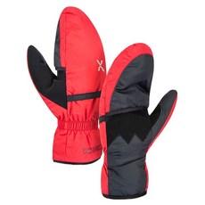 MONTURA 鋪棉露指連指手套 雙手穿戴套組, 10(紅色), 1套