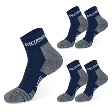 OUTDOOR PRODUCTS 登山短筒襪 5雙, 海軍藍, 5個