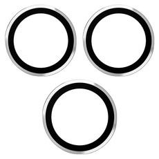 amuok 艾默克 AR 航太合金鏡頭膜3件組 銀色, 1套