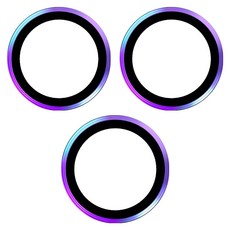 amuok 艾默克 AR 航太合金鏡頭膜3件組 炫彩色, 1套