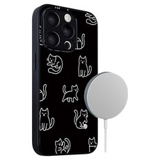 CASE PACIFIC 黑線塗鴉磁吸MagSafe手機殼