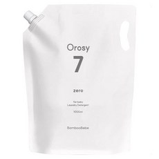Bamboo Bebe Orosi Seven 嬰兒洗衣精 Zero 補充包, 1個, 1L