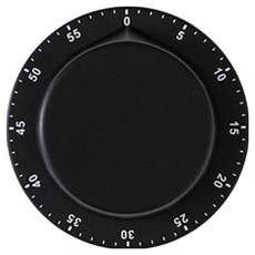 Iwooa Stylene 類比磁吸料理計時器, 黑色, 1個