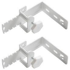 THEONE HOMEDECO 免鑽孔掛勾 Easy Fix 2 大型 103 x 74 x 27 mm, 2個, 白色