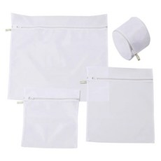 HIKARI 日光生活 超值洗衣袋 細網 X062-1 4入組, 1個, 白色
