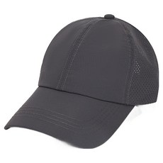 DISTIFF女用運動戶外跑步帽, 1個, 深灰色