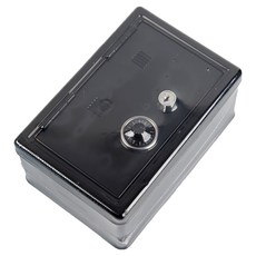 Kusso 迷你保險箱 鑰匙家用保管箱, 黑色