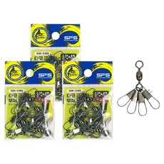 SAPA Double Kill 章魚鶴嘴扇形轉環 SDK-C4SS, 3個, 5入