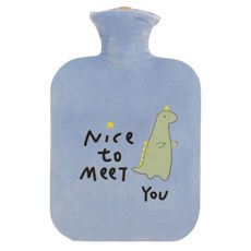 SAPA 恐龍保溫熱水袋 2L, 藍色, 1個