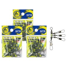 SAPA Double Kill 章魚夜光三向培林轉環 SDK-TTLISS, 3個, 5入