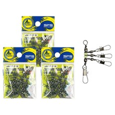 SAPA 章魚夜光三向別針轉環 SDK-TTLISS, 3個, 5入