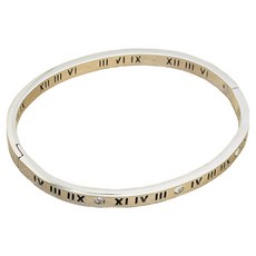 Firstriver 簡約時尚手鍊 鐵灰色 4mm, 1個