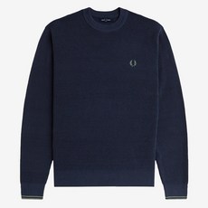 FRED PERRY 男款鬆餅格紋針織衫 K6507