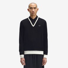 FRED PERRY 男士撞色滾邊針織衫 K1316