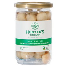 HUNTER'S DREAM 獵人谷之夢 澳洲低溫烘烤無調味夏威夷果, 1個, 150g