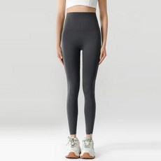 Malltoday 冬季保暖內搭褲 瑜珈人造羊毛有氧運動緊身褲, 1個, 灰色