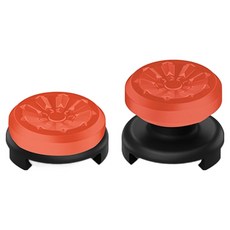 SPACE SHIELD Sony PlayStation PS5 DualSense 相容 流星 FPS 增高搖桿帽套組, 1套, 紅色, 單一商品