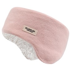 Disteaf 女士冬季羊毛雙層保暖耳罩, 1個, 牛奶粉