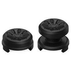 SPACE SHIELD Sony PlayStation PS5 DualSense 相容 流星 FPS 增高搖桿帽套組, 1套, 黑色, 單一商品