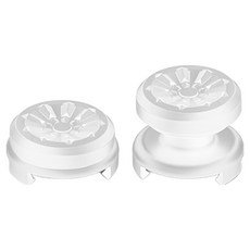 SPACE SHIELD Sony PlayStation PS5 DualSense 相容 流星 FPS 增高搖桿帽套組, 1套, 白色, 單一商品