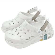 SKECHERS 女款 MAX CUSHIONING FOAMIES 涼鞋 111658OFWT, 白色, 25cm