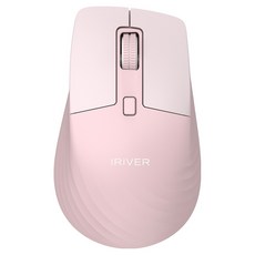 아이리버 항균처리 듀얼모드 멀티페어링 경량 블루투스 무소음 무선 마우스, MVM2, 핑크