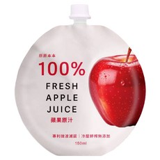 暖之森 冷壓鮮榨 100%蘋果汁, 1包, 150ml