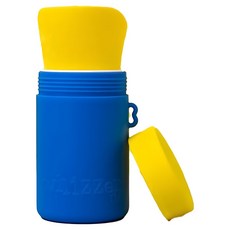 Whizzer 英國 隨行小便壺 250ml, 寶藍色 + 亮黃色