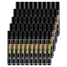 Lineplus Pentech 油性麥克筆 方頭, 50個, 黑色