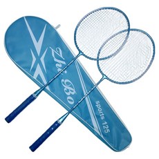 Sodam Mall 輕量羽球拍 + 球拍袋套組, 1套, 藍色