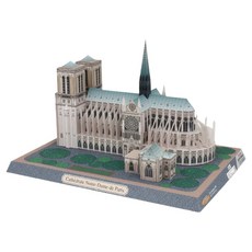Noiwon 立體極簡建築模型 巴黎聖母院, 1個