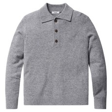 폴햄 남성용 하프버튼 카라 스웨터