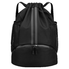 ELVEO 축구공 농구공 스포츠 백팩, 01 라인블랙, 1개