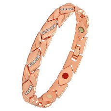 First River 簡約時尚手鍊 玫瑰金 白 黑, 1個