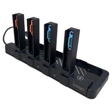 ipega 派鯊魚 SWITCH2 底座八充, 1個, 黑色, PG-SW2130