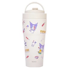 WOKY 沃廚 台灣公司貨 鈦陶瓷渾圓杯 SANRIO聯名款, 酷洛米探索台灣味, 770ml, 1個