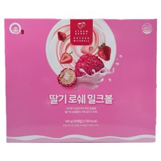 딸기 로쉐 밀크볼, 140g, 1개