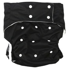 Happy Mind 尿布保護防水罩 病患用 老人用 腰圍 50~126cm 黑色, FREE(onesize), 1個, 1入