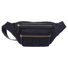 TORY BURCH 尼龍兩用腰包/斜背包 背帶長114~128cm S10116103, 深藍色