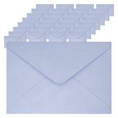 文具村莊彩色卡片明信片邀請函信封 16.5*11.5cm, 紫紅色, 50個