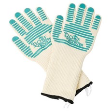 셰프부스터 실리콘 손바닥 손등 전부 코팅 내열 오븐장갑 롱타입 L 160 x 380 mm 양손 세트, 1세트