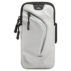 Parajuni 跑步戶外健身運動手機臂包 HJ0627, 1個, 灰色