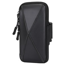 Parajuni 跑步健行自行車戶外運動包 健身臂包 HJ0625, 1個, 黑色