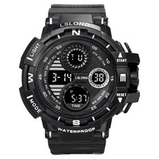 WEIDE 實用時尚運動多功能手錶, 黑色, 1個