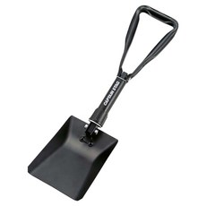 CAPTAIN STAG 鹿牌 方型折疊鏟 UA-4501, 1個, 黑色