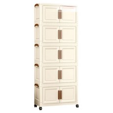 HOUDER 極簡實用層櫃 五層 YP505, 奶油黃