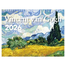 2026 文森特·梵谷 桌曆, 白色, 1個