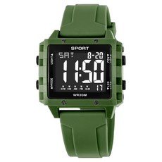 Soyo商會 戶外登山自行車電子運動手錶, 1個, 綠色